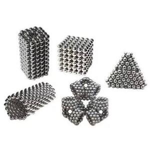 Nam châm Buckyballs 5mm màu Bạc 216 viên