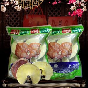 Nấm linh chi vàng thơm Hàn Quốc 1 kg túi xanh