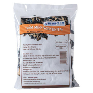 Nấm Mèo Nguyên Tai - 100g Gói
