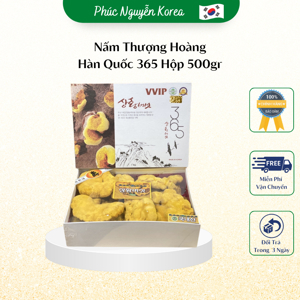 Nấm Thượng Hoàng Hàn Quốc 365 hộp quà tặng 0,5kg