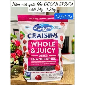 Nam việt quất sấy khô Ocean Spray 1.8kg