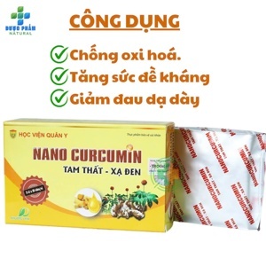 Nano Curcumin Tam Thất Xạ Đen HVQY (30 viên)