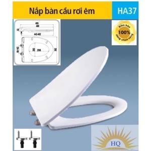 Nắp bàn cầu rơi êm HA37