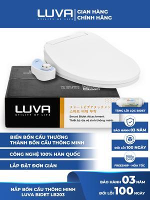 Nắp bồn cầu thông minh Luva Bidet LB203