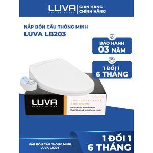 Nắp bồn cầu thông minh Luva Bidet LB203