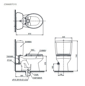 Nắp bồn cầu toto TC392VS