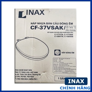 Nắp đậy bồn cầu Inax CF-37VSAK, nắp đóng êm