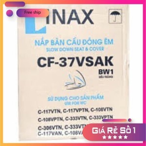 Nắp đậy bồn cầu Inax CF-37VSAK, nắp đóng êm