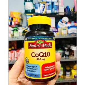 Nature made CoQ10 400mg - Viên uống chống oxy hóa, giúp tim khỏe mạnh, 60 viên