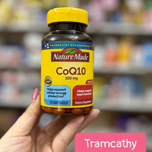 Nature Made CoQ10 100mg - 72 viên, hỗ trợ và điều trị tim mạch