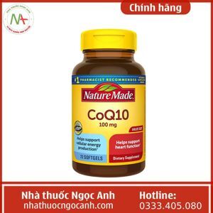 Nature Made CoQ10 100mg - 72 viên, hỗ trợ và điều trị tim mạch