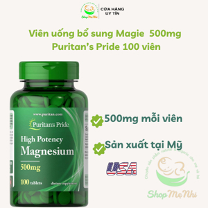 Nature Made High Potency Magnesium 400 mg 150 viên - Viên Uống Tăng Cường Cơ Bắp Và Giúp Xương Chắc Khỏe