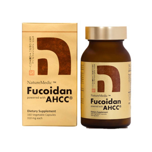 NatureMedic Fucoidan AHCC hộp vàng 160 viên Nhật Bản