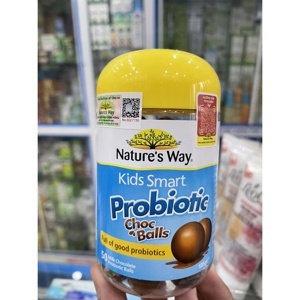 Nature’s Way Kids Smart Probiotic Choc Balls – Kẹo lợi khuẩn tốt cho tiêu hóa của trẻ