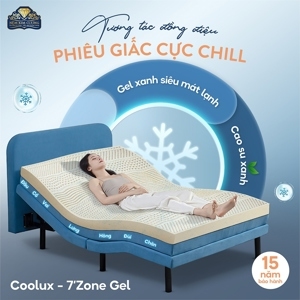 Nệm cao su Kim Cương COOLUX 7'Zone Gel