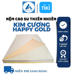 Nệm cao su Kim Cương Happy Gold 120x200x10cm