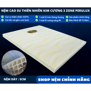 Nệm cao su Kim Cương Purelux 3zone