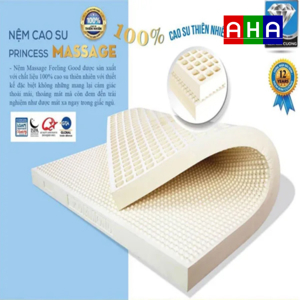 NỆM CAO SU THÔNG HƠI MASSAGE KIM CƯƠNG - MASA - CSTM 160x200x10cm