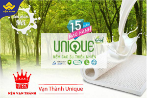 Nệm cao su Vạn Thành Unique 160x200x10cm