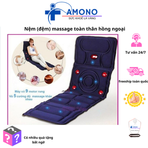 Nệm (đệm) massage toàn thân hồng ngoại cao cấp YJ-306 - 9 Bi