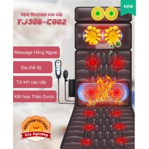 Nệm (đệm) massage toàn thân hồng ngoại cao cấp YJ-306 - 9 Bi