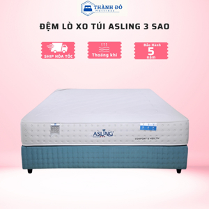 Nệm lò xo Kim Cương AsLing 3 sao