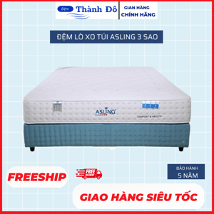 Nệm lò xo Kim Cương AsLing 3 sao