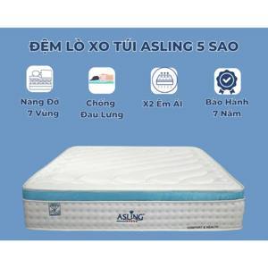 Nệm lò xo Kim Cương AsLing 5 sao