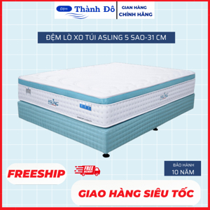 Nệm lò xo Kim Cương AsLing 5 sao