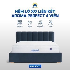 Nệm lò xo liên kết Aroma Perfect 4 viền