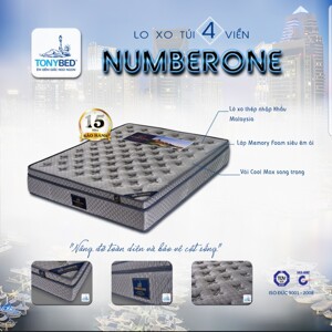 Nệm lò xo túi 7 vùng Number One