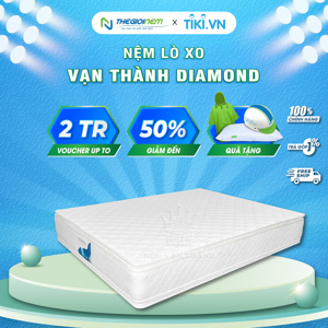 Nệm lò xo túi Diamond Vạn Thành 1m6-2m-30cm