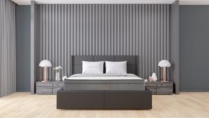 Nệm lò xo túi Liên Á Cocoon Grey Premium (100x200x28)