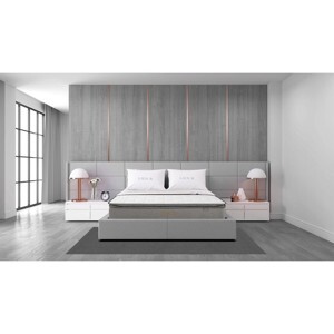 Nệm lò xo túi Liên Á Cocoon Grey Luxe (140x200x30)