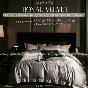 Nệm lò xo Vạn Thành Royal Gấm 2 mặt vải