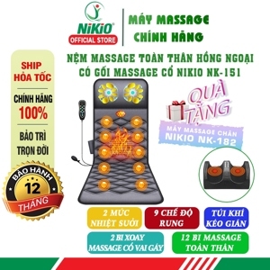 Nệm massage toàn thân Nikio NK-151