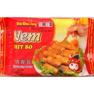 Nem thịt bò Đôi Đũa Vàng gói 500g