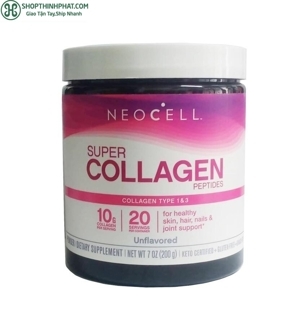 Neocell-Bột Super Collagen+C 6600mg 198gr