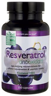 Neocell's Resveratrol Antioxidant 100 mg 150 viên - Viên uống tăng cường sức khỏe tim mạch, chống oxi hóa