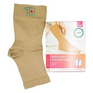 Nẹp mắt cá hỗ trợ bông gân trong thể thao, di chuyển Ankle support 501 Lagimed -848