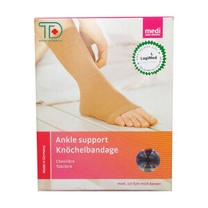 Nẹp mắt cá hỗ trợ bông gân trong thể thao, di chuyển Ankle support 501 Lagimed -848