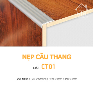 Nẹp nhôm cầu thang CT01