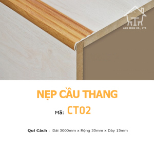 Nẹp nhôm cầu thang CT02