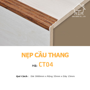 Nẹp nhôm cầu thang CT04