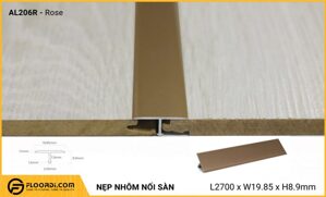 Nẹp nhôm nối sàn AL206R