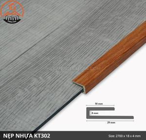 Nẹp Nhựa Kết thúc KT302