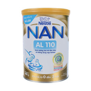 Sữa bột Nan AL110 (AL-110) - hộp 400g (dành cho trẻ bị tiêu chảy và không dung nạp lactos)