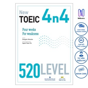 New TOEIC 4n4 520 level - Neungyule Education (Kèm 1 CD)