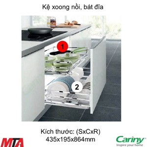 Ngăn kéo xoong nồi Cariny CS25B-900