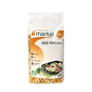 Ngô (bắp) bỏng hữu cơ Markal 500g